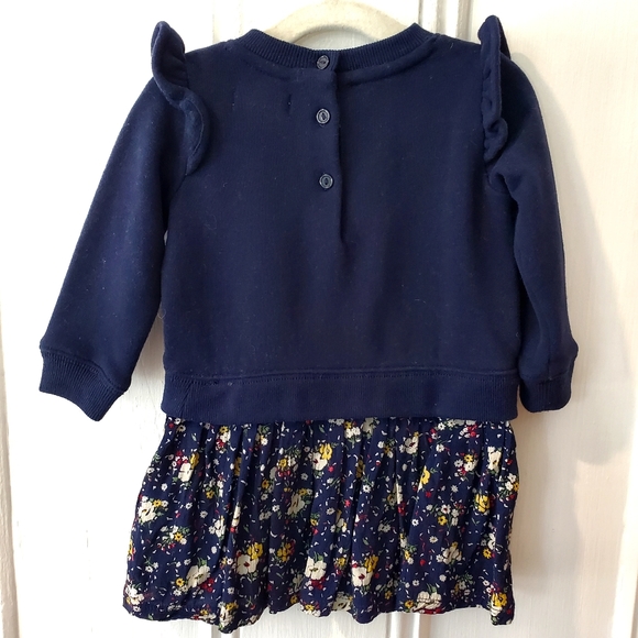 Ralph Lauren Fleece Flutter Sleeve with attached Skirt and bloomer 6M - Picture 5 of 7